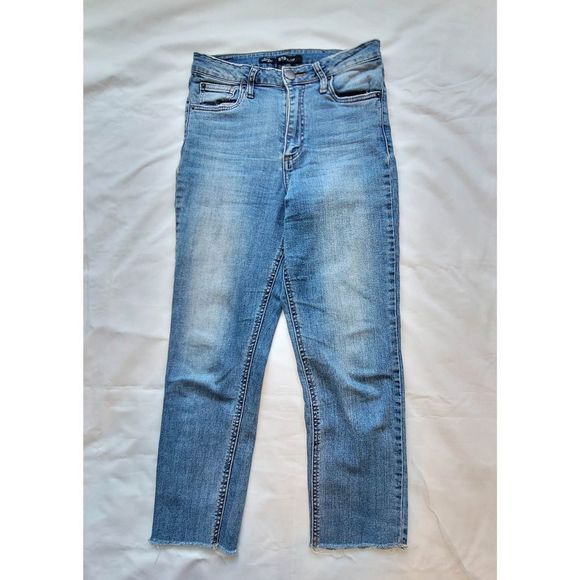 STS Blue Alicia Cropped Mom Jeans Size 27 - Picture 1 of 11